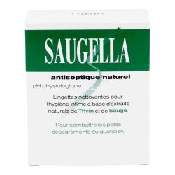 Saugella Lingettes Antiseptiques individuelles x10