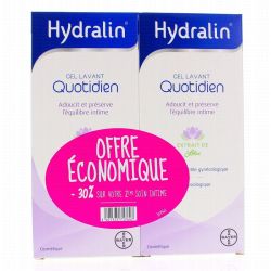 Hydralin Quotidien soin lavant 2x400ml