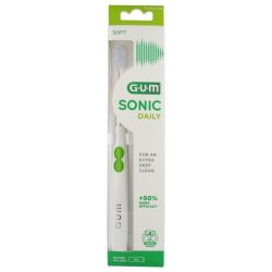 Gum Brosse à dents électrique Daily Sonic Blanche Souple 4100