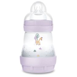 MAM Biberon Easy Start Anti coliques Lilas Débit1 160ml