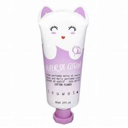 INUWET Crème Mains et Ongles Parfumée Fleur de Coton 60ml