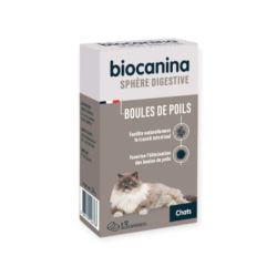 BIOCANINA Sphère Digestive Boules de Poils x12 jellies