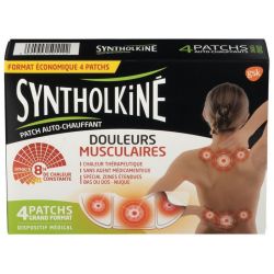 Syntholkine Patch Chauffant Grand modèle x4