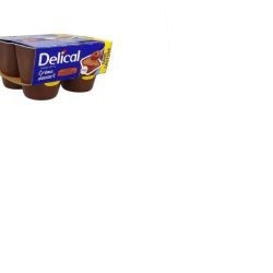 Delical Crème Dessert Hphc Sans Lactose Chocolat 4x200ml