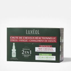 Luxéol Chute de Cheveux Réactionnelle 14 fioles de 7ml