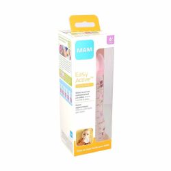 Biberon Mam Easy Active 330ml Rose débit X  +6mois