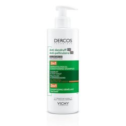 VICHY DERCOS Shampoing anti pelliculaire DS 2en1 390ML