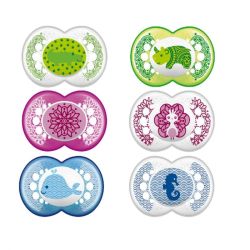 Sucette MAM Décor Silicone animaux + de 18 mois x2