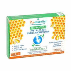 Puressentiel respiratoire pastilles 3 miels