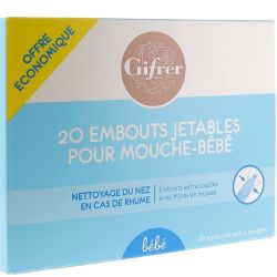 Mouche-bébé Gifrer Recharge Embouts x20