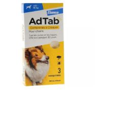 Adtab 900mg Chien 22-45kg x3cp