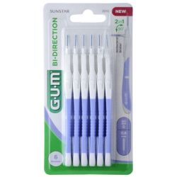 Gum Brossette Interdentaire Bi-Direction 0,6mm Bleu Lavande x6  2014