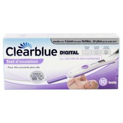 Clearblue Test d'Ovulation 2 Hormones 10 tests