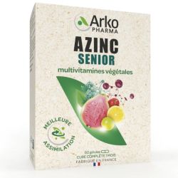 azinc senior multivitamines végétales  60 gélules