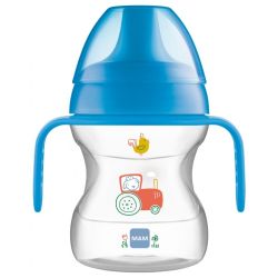 Tasse MAM Apprentissage+anse +6 mois 190ml