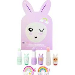 Coffret enfant Lapin avec 3 baumes à lèvres + 2 barettes