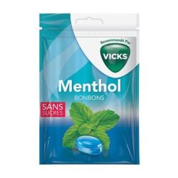 VICKS BONBON MENTOL S/SUCRES