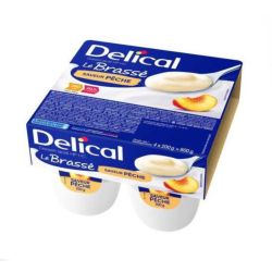 Delical Brassé Hphc Pêche 4x200ml