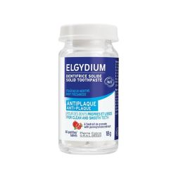 ELGYDIUM DENTIFRICE ANTI PLAQUE SOLIDE 60 PASTILLES