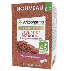 AEKO  Levure Riz Rouge Bio 60 Gélules