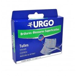 Urgo Brulures-Blessures superficielles 5x5cm Tulles x6