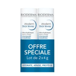 ATODERM Sticks lèvres lot de 2