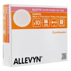 Allevyn Gentle Border Lite Oval 8,6x7,7cm x10