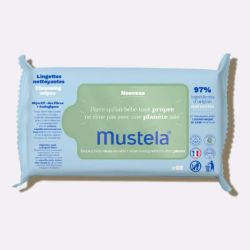 Mustela Lingettes Nettoyante à l'Avocat Bio x60