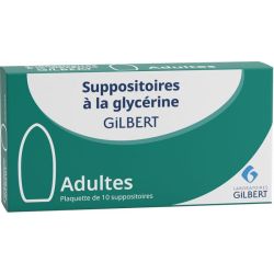 Gilbert Glycérine Suppositoires Adultes x10