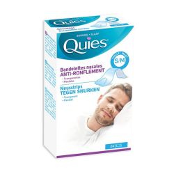 QUIES BANDELETTES NASALES ANTI RONFLEMENT S/M