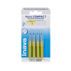 Inava Brossettes interdentaires Mono Compact Jaune 1mm x4