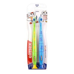 Brosse a dents Elmex Enfants 3-6 Ans  x2