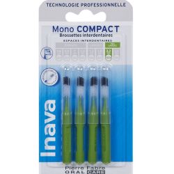 Inava Brossettes interdentaires Mono compact Vert 2.2mm x4