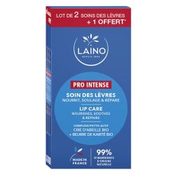 LAINO SOIN LEVRES PRO INTENSE PACK 3 TUBES