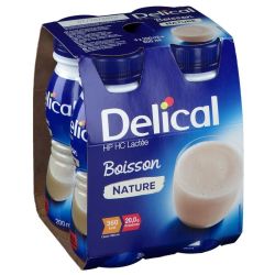 Delical Boisson Hphc Lactée Nature 4x200ml