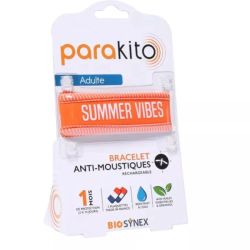 PARAKITO Bracelet anti moustiques adulte Summer Vibes