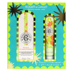 Coffret Fleur d'Osmanthus eau parfumée Bienfaisante 30ml + creme mains 30ml offert