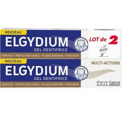 ELGYDIUM DENTIFRICE MULTI ACTION 2X75ML