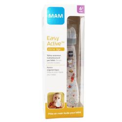 Biberon Mam Easy Active 330ml Gris Débit X +6mois