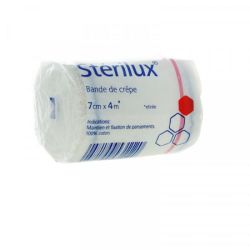 Sterilux Bande de Crêpe 7cmx4m