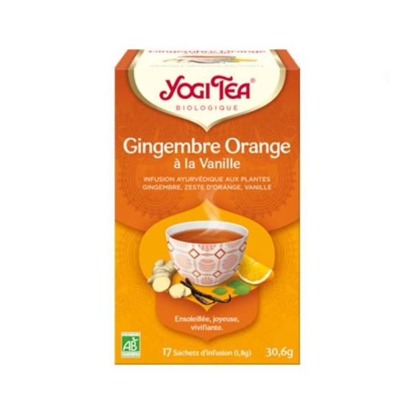 YOGI TEA Gingembre/Vanille/Orange 17 sachets