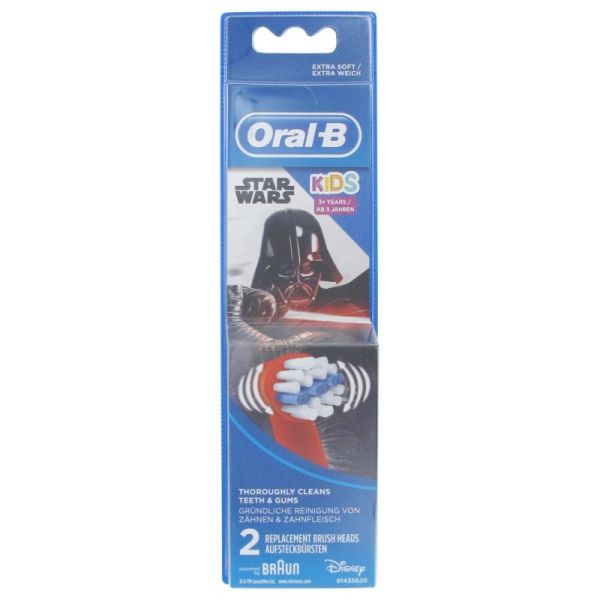 Oral-B Brossettes Kids Star Wars 2 têtes