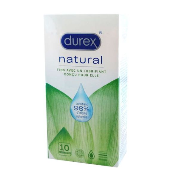 DUREX Préservatifs natural x10