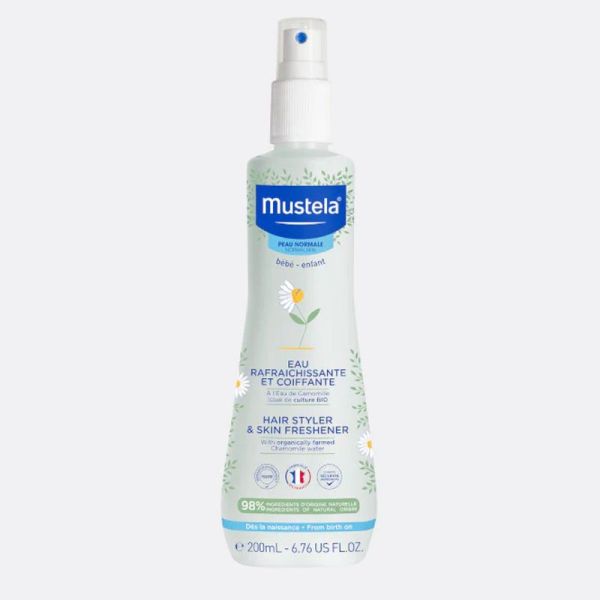 Mustela Bébé Eau Rafraichissant et coiffante Spray 200ml