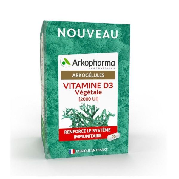 ARKO VITAMINE D3 VEGETALE 90 GELULES