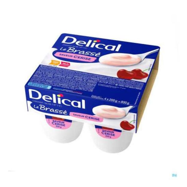 Delical Brassé Hphc Cerise 4x200ml