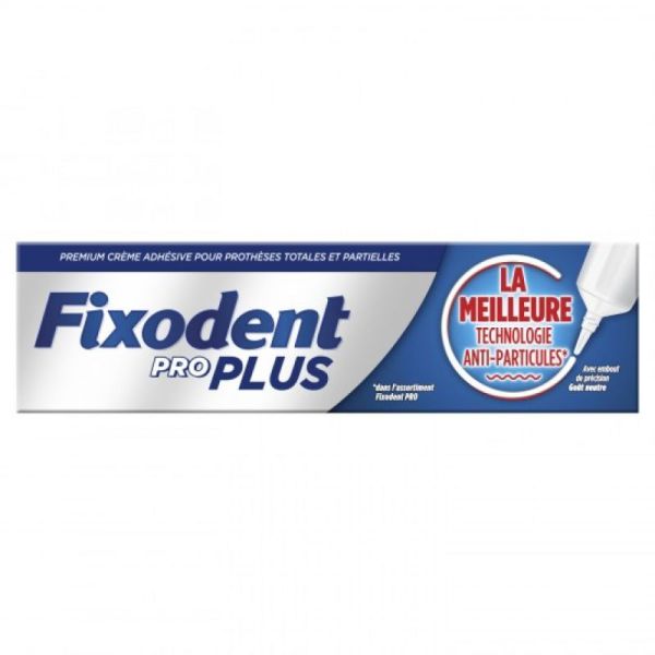 Fixodent Pro Crème fixative appareil dentaire Anti-particules 40g