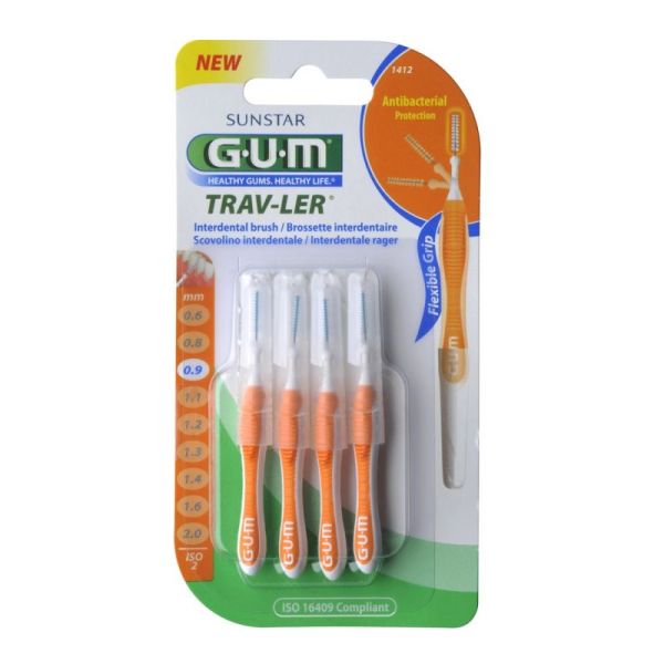 Gum Brossettes Trav-ler x4 0.9mm 1412