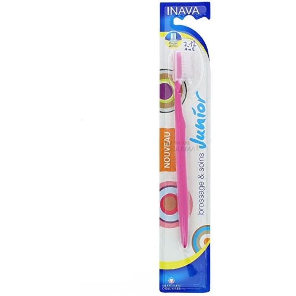 Brosse à dents Inava Junior 7/12 ans x1