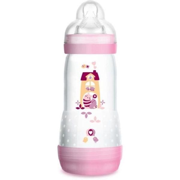 Biberon MAM Easy Start Anti colique 320ml Rose